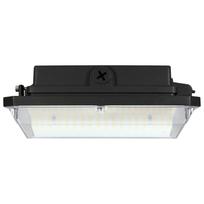 Satco 60/75/90 Watt LED Wide Beam Canopy Light Fixture 30/40/50K   