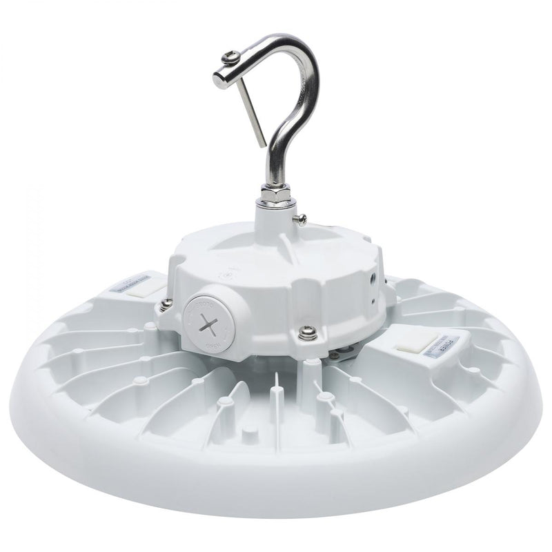Satco 80/100/120W Wattage and Color Selectable 120-347V UFO Highbay Light Fixture 3000/4000/5000K   