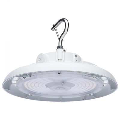 Satco 80/100/120W Wattage and Color Selectable 120-347V UFO Highbay Light Fixture 3000/4000/5000K Selectable White 