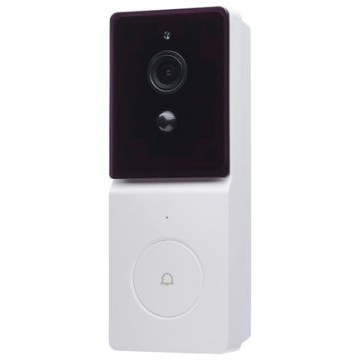 Satco Starfish Smart 5V Outdoor Video Doorbell With Remote Chime White  