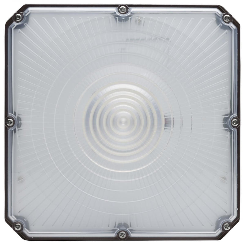 Satco 25/30/40 Watt Selectable 120-277V LED Canopy Light Fixture 3000/4000/5000K