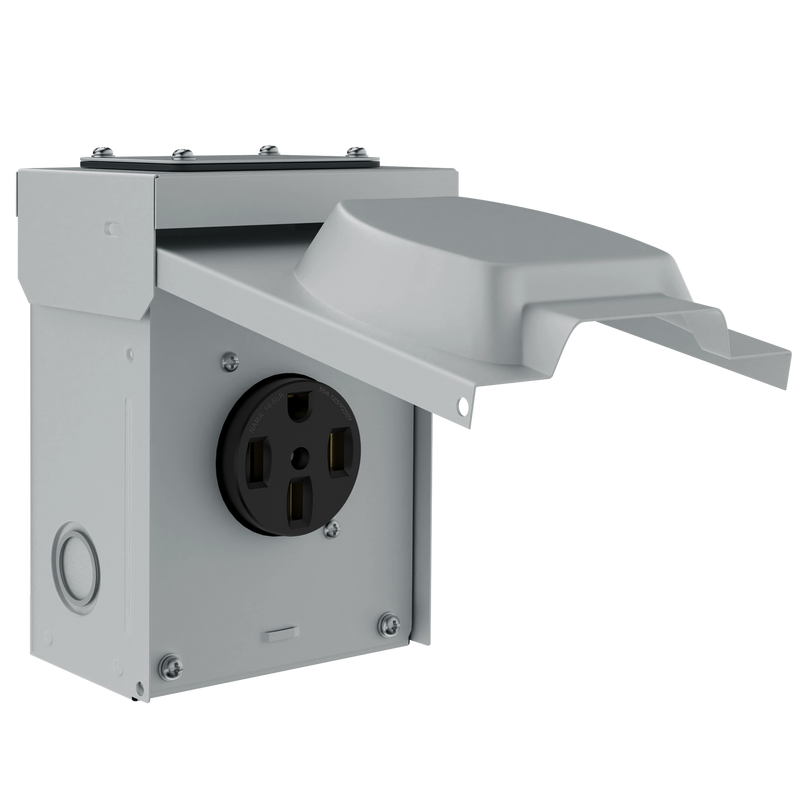 Enerlites 50A Weatherproof 14-50R Outdoor Power Box   