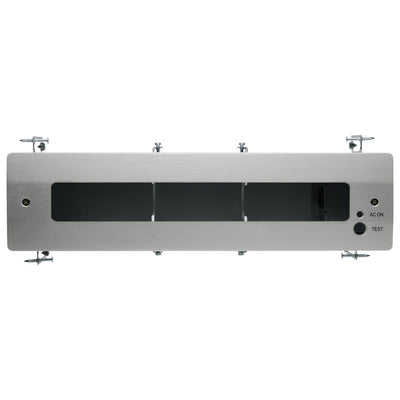 Satco Dual Mirrored Battery Back Up Recessed Mount LED Edge-Lit Exit Sign   