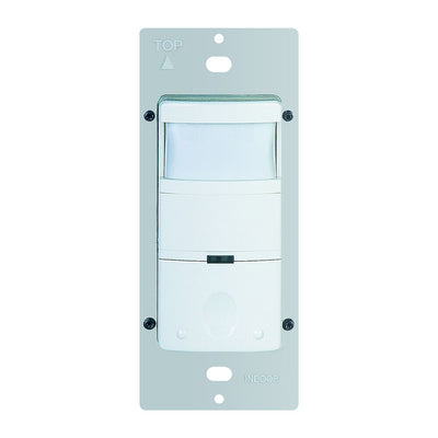 Intermatic IOS-DSR Commercial Grade Self-Adaptive In-Wall PIR Occupancy/Vacancy Sensor White  