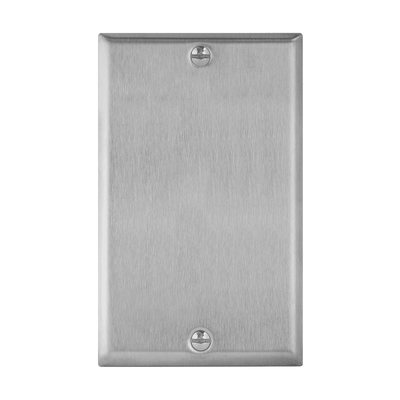 Enerlites Stainless Steel Blank Cover One Gang Wall Plate   