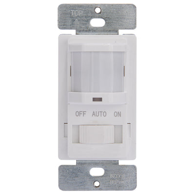 Intermatic IOS-DSIMF Residential In-Wall PIR Occupancy Sensor - No Neutral Required White  