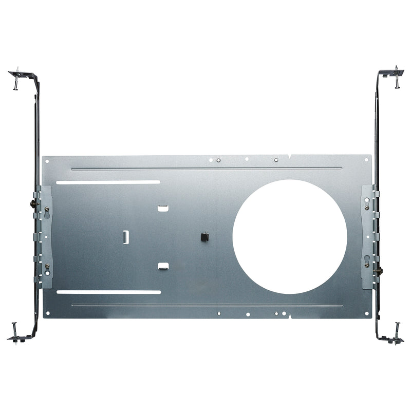 6 Inch New Construction Mounting Plate with Hanger Bars 6.25 Inch Hole Diameter