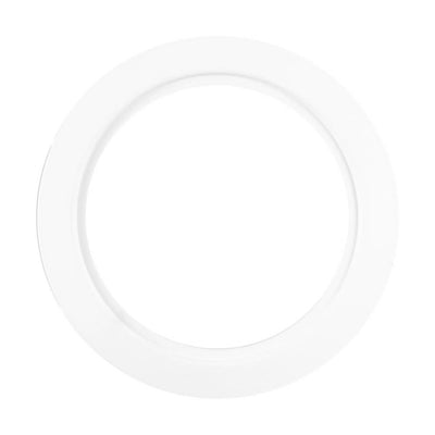 Satco 4 Inch Round Goof Ring with 6 Inch Outside Diameter White  