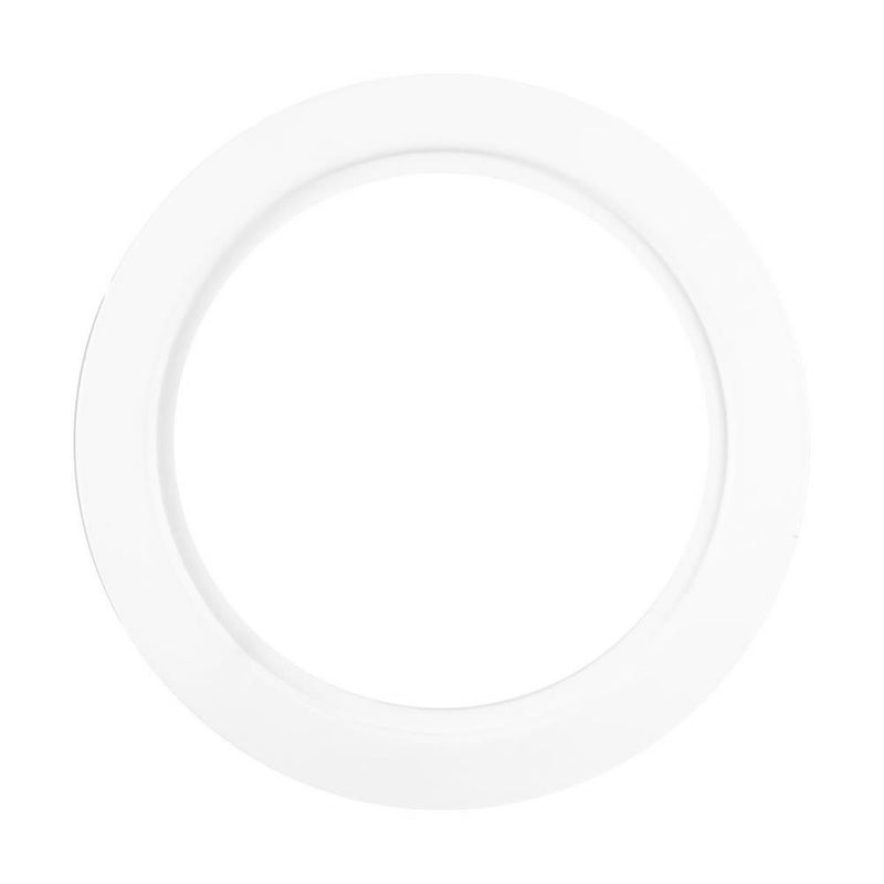 Satco 4 Inch Round Goof Ring with 6 Inch Outside Diameter White  
