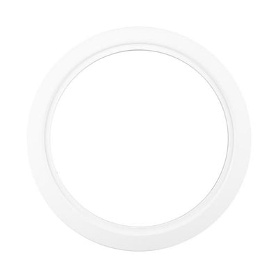 Satco 6 Inch Round Goof Ring with 8 Inch Outside Diameter White  
