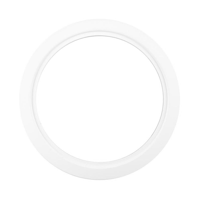 Satco 6 Inch Round Goof Ring with 8 Inch Outside Diameter White  