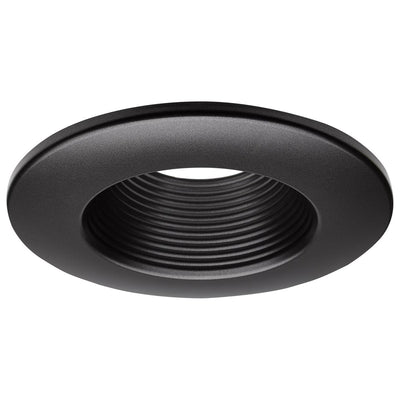 Satco 5/6 Inch Round Deep Baffled Trim For Satco Downlight Bronze  