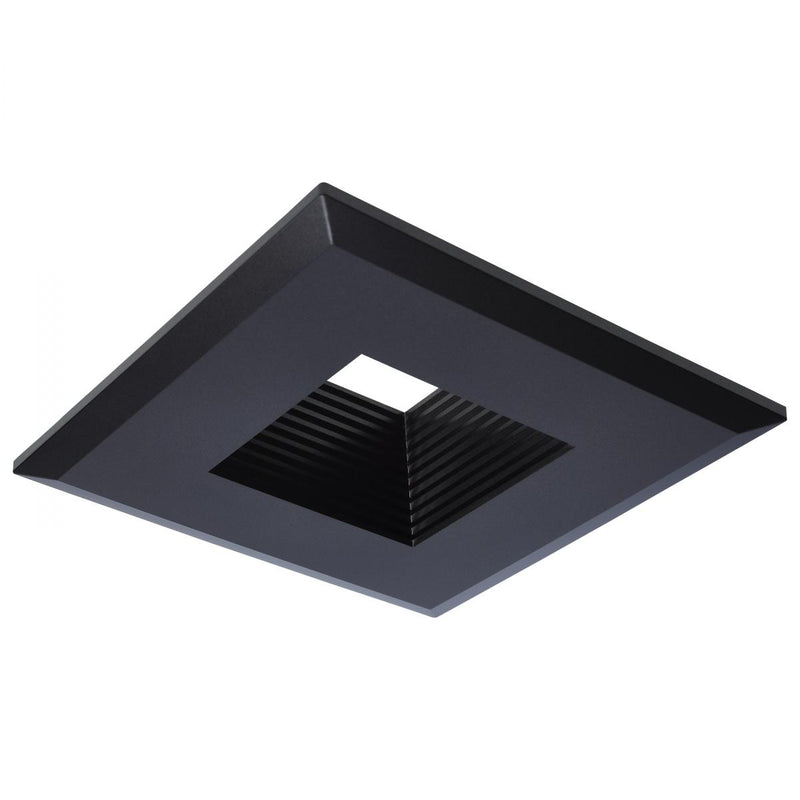 Satco 5/6 Inch Square Deep Baffled Trim For Satco Downlight Bronze  