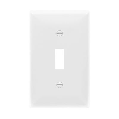 Enerlites Toggle Switch One Gang Wall Plate   