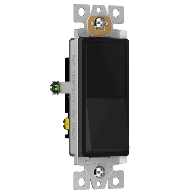 Enerlites Residential Grade Matte AC Quiet Push In Side Wired 3 Way Decorator Switch