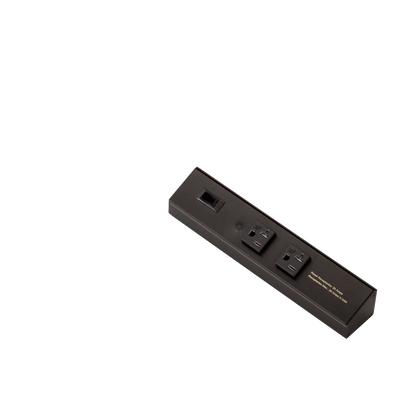 American Lighting 10 Inch Atom 120V Low Profile Power Strips With Receptacles Black