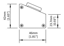 10 Inch Atom 120V Low Profile Power Strips With Receptacles