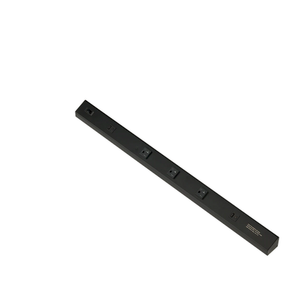 American Lighting 30 Inch Atom 120V Low Profile Power Strips With Receptacles Black