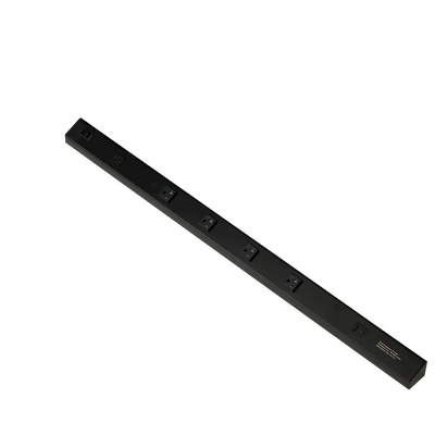 American Lighting 36 Inch Atom 120V Low Profile Power Strips With Receptacles Black