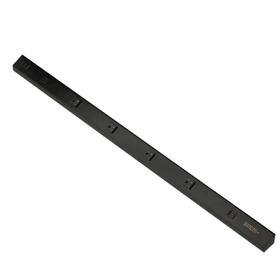 American Lighting 40 Inch Atom 120V Low Profile Power Strips With Receptacles Black