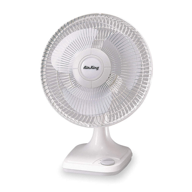 Air King Ventilation 12 Inch Commercial Grade Oscillating Table Fan