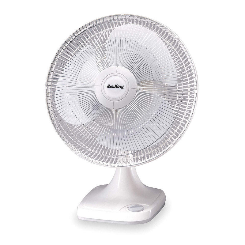 Air King Ventilation 16 Inch Commercial Grade Oscillating Table Fan