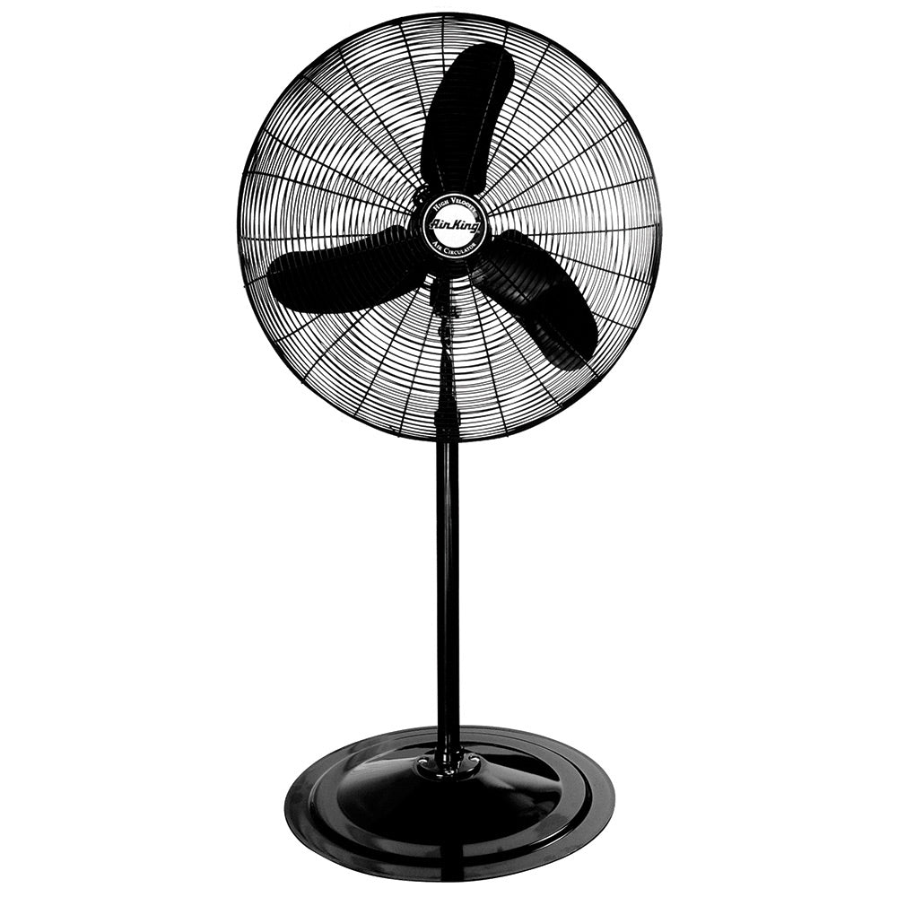 30 Inch 1/3 HP Industrial Oscillating Pedestal Fan – Green Electrical ...
