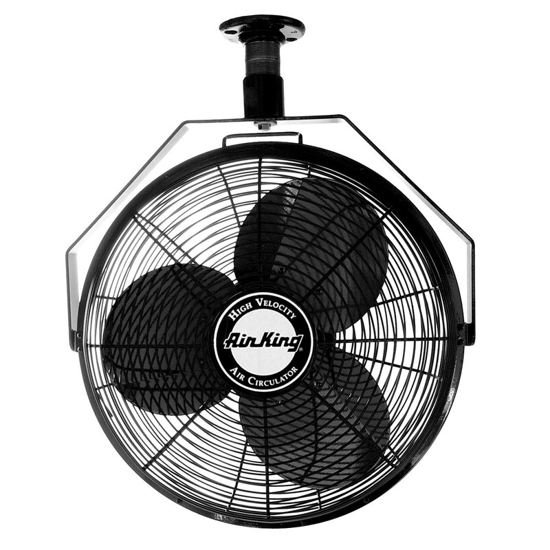 Air King Ventilation 18 Inch 1/6 HP Industrial Ceiling Mount Fan