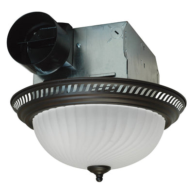 Air King Ventilation 70 CFM Decorative Exhaust Fan with Light Bronze