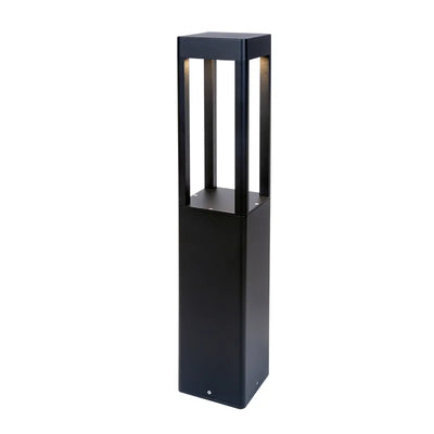 Westgate 10/18/25 Watt 32 Inch Square LED Bollard Open Lens 3000K/4000K/5000K Selectable Bronze