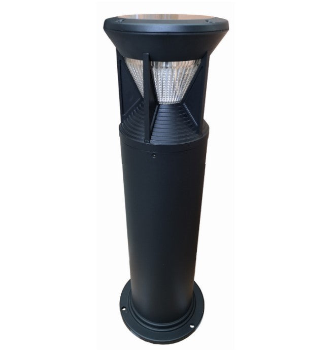 Light Efficient Design 2 Watt Solera Solar Lighting LED Bollard Light 4000K Cool White  