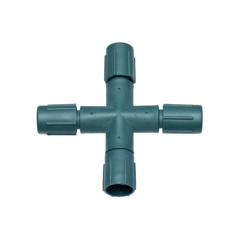 Commercial Coaxial Power Tap 4-way Connector for American Lighting Gen 2 Holiday Lights