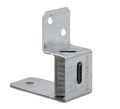 Duro Dyne Zinc Plated Steel KV Bracket With Captive WC2/WC3   