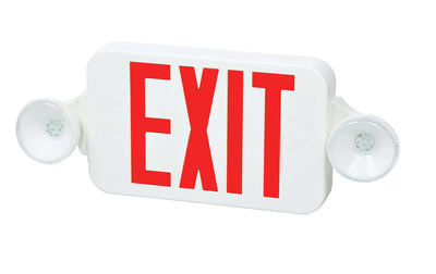 Fulham FHEC30WR Micro LED Exit Sign/Emergency Light Combo   