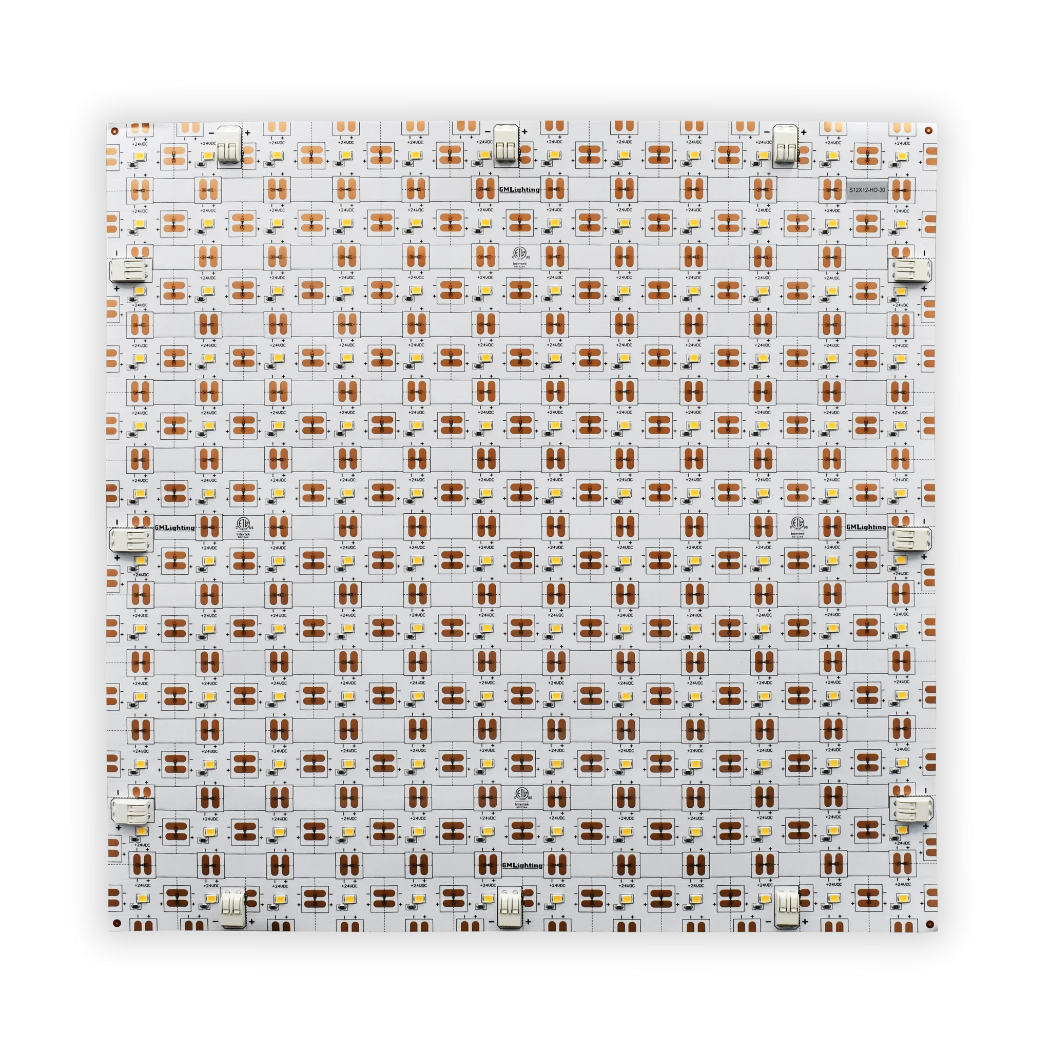 12x12 Inch 24VDC Standard Output Field Cuttable LED Flexible Light She ...