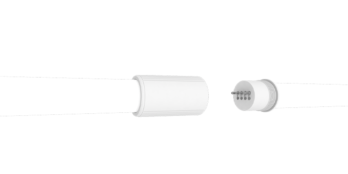 Green Creative 8 Foot 2 Piece 24/32/40 Watt LED T8 Ballast Bypass Tube Light 3000/3500/4000/5000/6500K