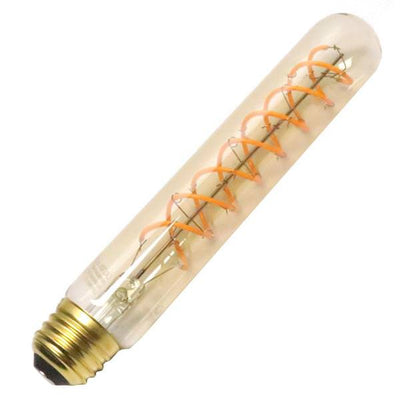 Green Creative 6.5 Watt Deco T10 Amber LED Filament Light Bulb 2000K