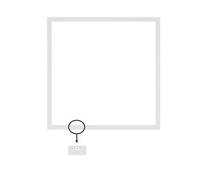 Halco Lighting Technologies 2x2 20/30/35 Watt Selectable 120-277V LED Control Ready Flat Panel 3500/4000/5000K   