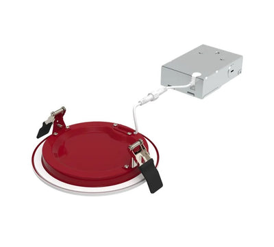 Halco Lighting Technologies 6 Inch 15 Watt Baffle Trim LED Fire Rated Slim Downlight 2700/3000/3500/4000/5000K   