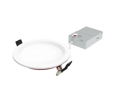 Halco Lighting Technologies 6 Inch 15 Watt Baffle Trim LED Fire Rated Slim Downlight 2700/3000/3500/4000/5000K   