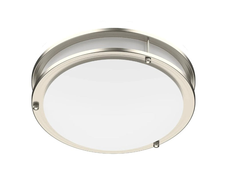 Halco Lighting Technologies 12 Inch 16 Watt ProLED Flush Mount Double Ring Light Fixture 2700/3000/3500/4000/5000K
