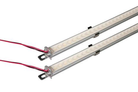 HiLumz 2 Foot 15/20/30 Selectable Watt 2 Strip LED Retrofit Strip Kit 4000K Cool White  