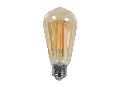 MaxLite 8 Watt Vintage Filament LED 90 CRI Dimmable ST19 Light Bulb 2200K Super Warm White  