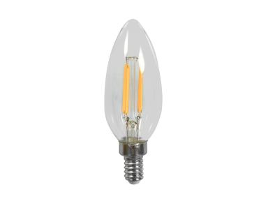 MaxLite 3.5 Watt LED B10 Clear Filament Light Bulb 2700K Warm White  