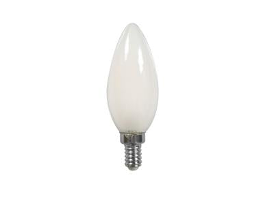 MaxLite 5.5 Watt LED B10 Frosted Filament Light Bulb 2700K Warm White  