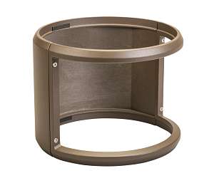 Keystone Technologies Aluminum Bollard Shield For Keystone Bollards Bronze  