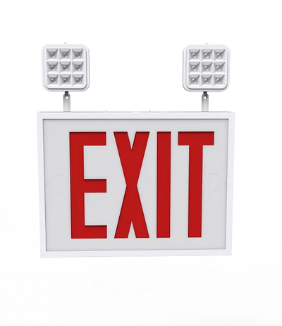 Keystone Technologies Single Face Chicago Code Compliant Surface Mount Steel Exit Combo Normal Lumen Output