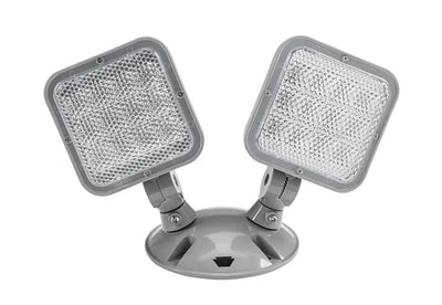 Keystone Technologies Dual Square Remote Head Wet Location Rated Low Voltage Emergency Light