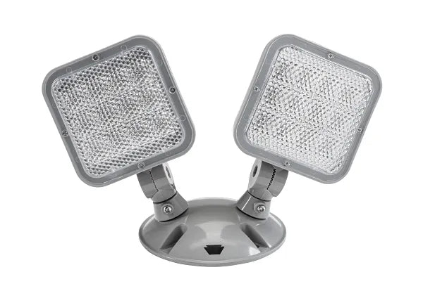 Keystone Technologies Dual Square Remote Head Wet Location Rated Low Voltage Emergency Light