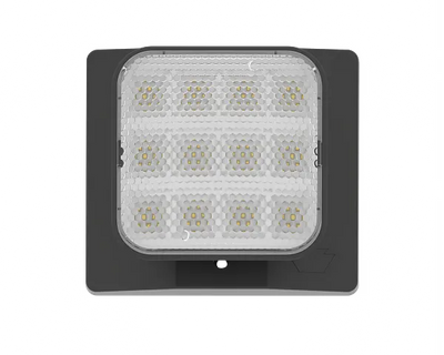 Keystone Technologies 1-Head Square Low Voltage Remote Emergency Light White or Black Finish Black